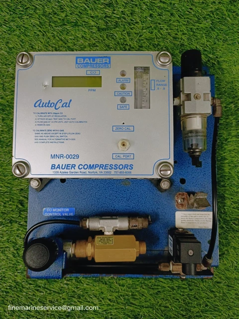Bauer Compression Carbon Monoxide Auto Call Mnr-0029 System For Bauer Compressor