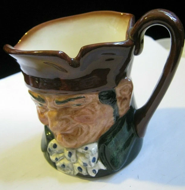 SMALL 3" Royal Doulton Porcelain Toby Character Jug OLD CHARLEY D5527 1935-1983