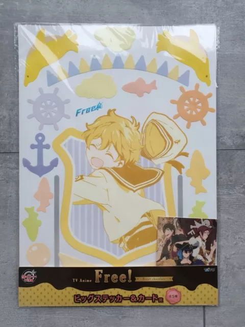 Nagisa Hazuki - Free! Iwatobi Swim Club Official Japanese LARGE Wall Stickers