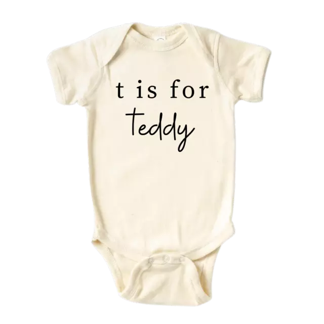 Custom Name Baby Onesie® Personalized Cute Baby Outfit Bodysuit for Baby Shower 2