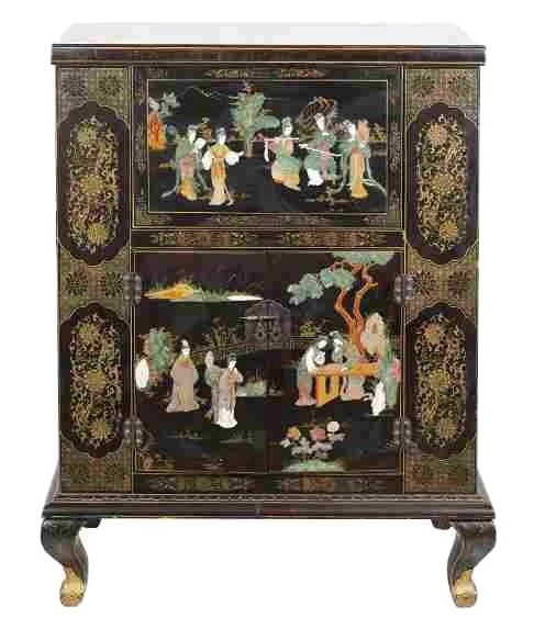 Vintage Chinese Bar Cabinet