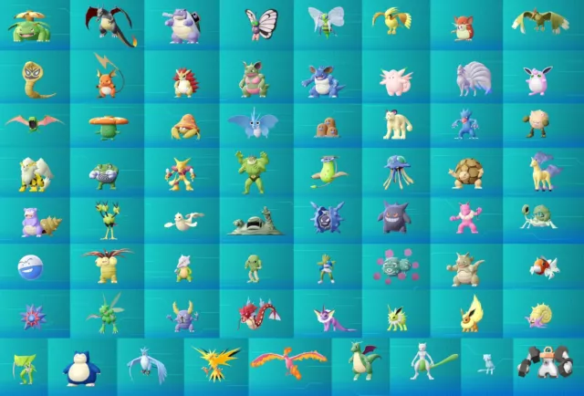 Choice of Level 50** Shiny 6IV Max 200 AV Evolved Pokemon Let's Go Pikachu Eevee