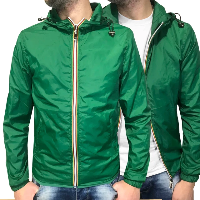 Giubbino uomo Leggero mod Kway giubbotto sportivo corto primavera Estate moda