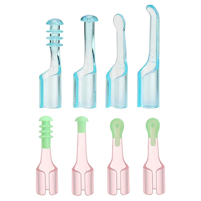 Punte di ricambio detergente orecchie cucchiaio auricolare diametro esterno universale 3,9 mm 4,9 mm