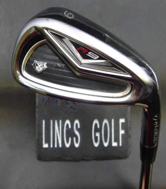 Taylormade R9 9 Eisen steifer Stahlschaft Lamkin Griff