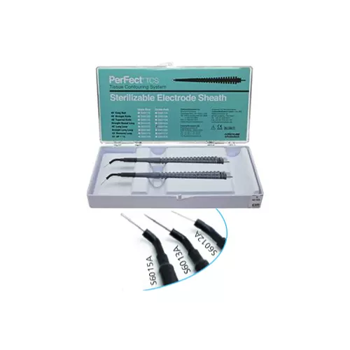 Coltene S6015A PerFect TCS 45° Long Loop Sterilizable Electrode Sheaths 2/Pk