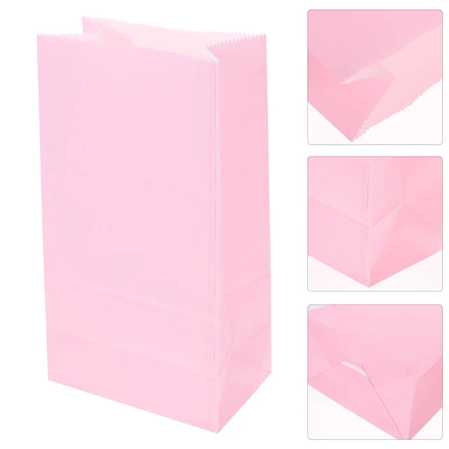 20 pz sacchetti regalo versatili carta Kraft colorata sacchetti regalo piccolo regalo