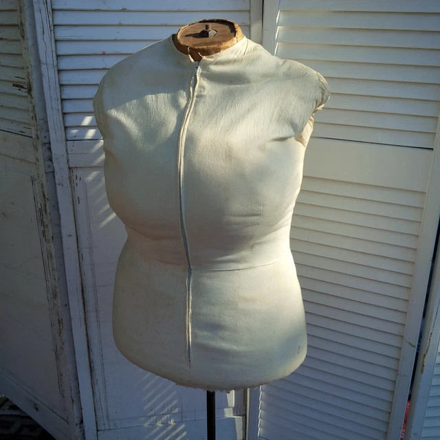 MId Century Vintage Dress Form Adjustable Designers Students Sewing Display
