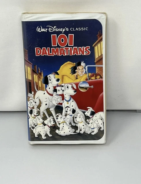 101 DALMATIANS WALT Disney Black Diamond Classic (VHS, 1992, Clamshell ...