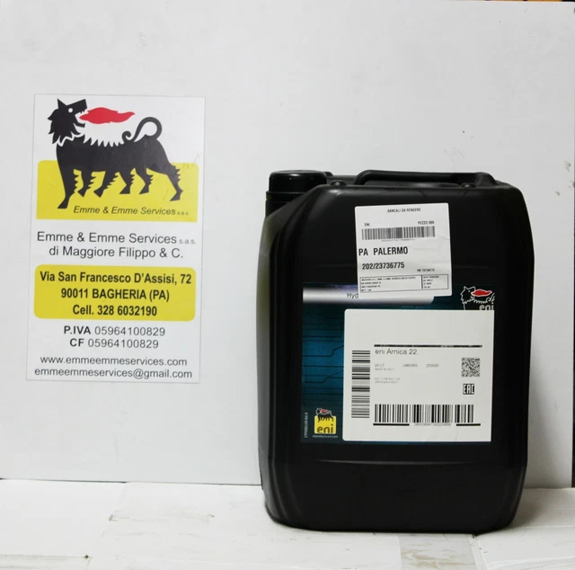 Oil Hydraulic High With High Index Of Viscosity, Eni Arnica 22 L 20
