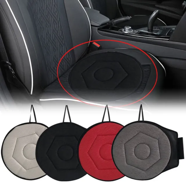 360° Degree Rotating Cushion Car Swivel Seat Chair Mobility Aid Moving Part UK