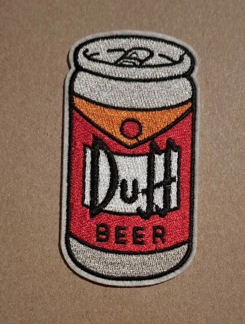 Parche de hierro bordado cerveza Duff