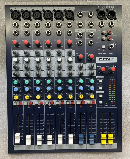 Soundcraft EPM 6 アナログミキサー 6チャンネル