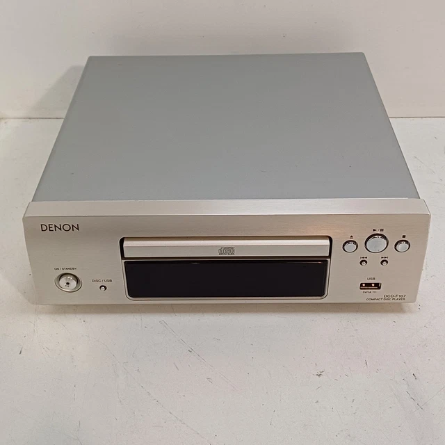 DENON DCDF107 COMPACT Disc Player TESTED LecteurCD HighEnd USB OpticalOut EUR 124,95