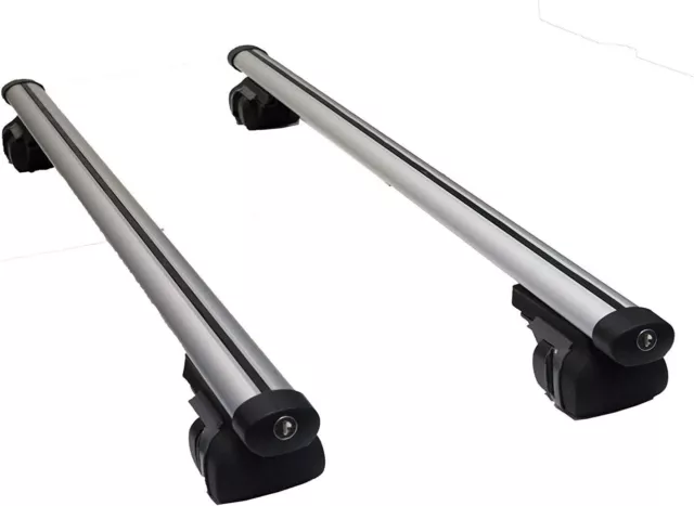 Lockable Aluminium Roof Rack Bars For  Vauxhall Zafira A (Not Glass Roof Models)