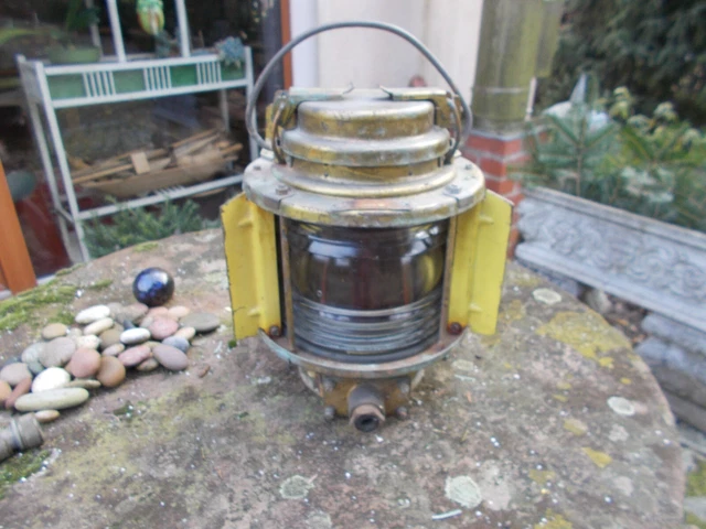 Schiffs Lampe Positionslicht Messing