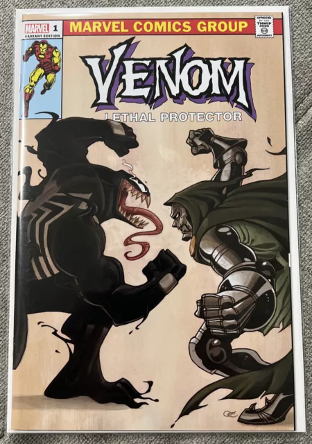 Venom Lethal Protector Ii #1 Zullo Megacon Trade Dress Ltd 00147/1600 Coa