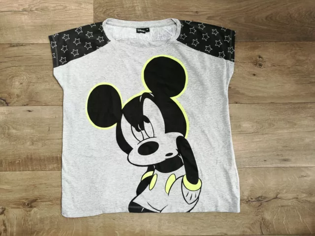 Disney Débardeur Tshirt Mickey Imprimé Grand Gris Taille M