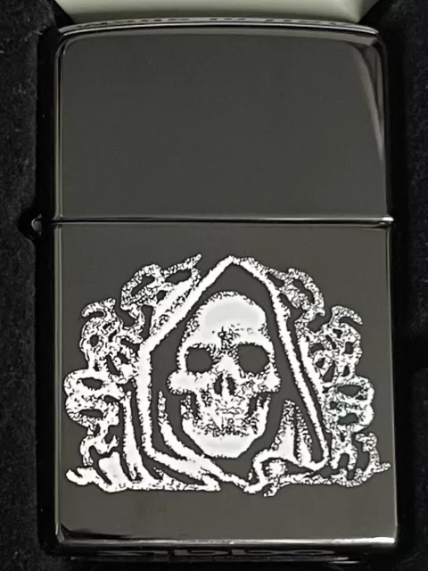 ZIPPO 2007 THE DARK SIDE BLACK ICE LIGHTER SEALED IN BOX c263