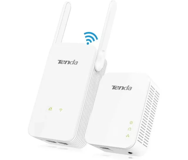 Tenda Powerline Wifi AV1000 PH5, Tenda Powerline Adattatore Gigabit 2 pz, Tenda