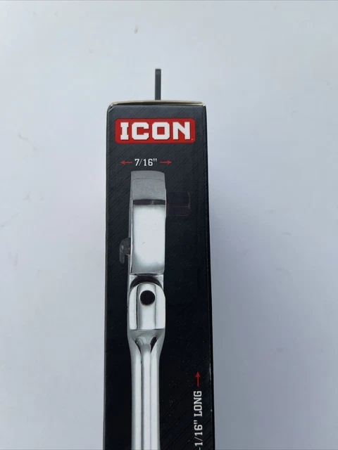 ICON FLEX HEAD ratchet 1/4 drive 7in Long Brand New $27.35 - PicClick CA