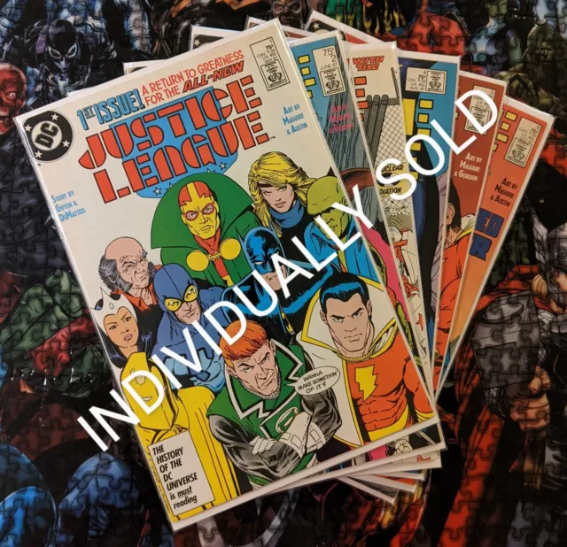 Justice League Volume I 1987-1994 Dc Comics Various Issues & Prices (8G)