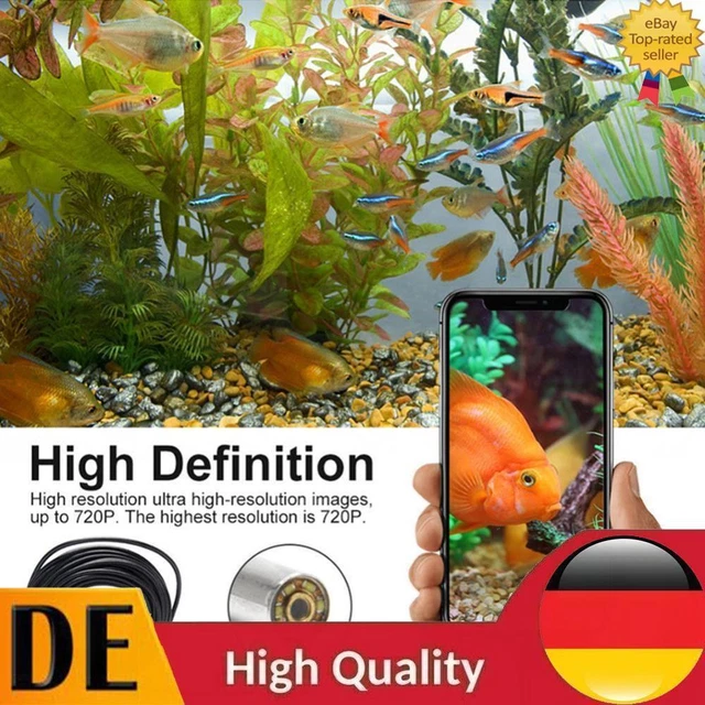 Telecamera Endoscopica 30M Con DVR, Monitor LCD A Colori Da 9 Pollici Video Boroscopio IP68 Impermeabile Per Ispezione Delle Tubazioni Per Idraulico E Ingegnere (Scheda SD 16G Inclusa) (30M - Foto 7