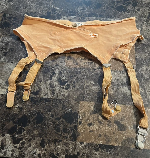 Vintage Angela Orange Garter Belt!  Medium. 60’S.  Groovy