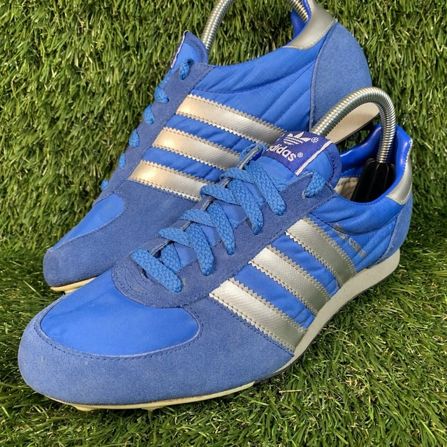 Scarpe da corsa vintage Adidas Cross Country tacchetti retrò da corsa taglia 8