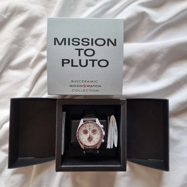 OMEGA X SWATCH - Moon Watch Bioceramic Mission To Pluto - Off White ...