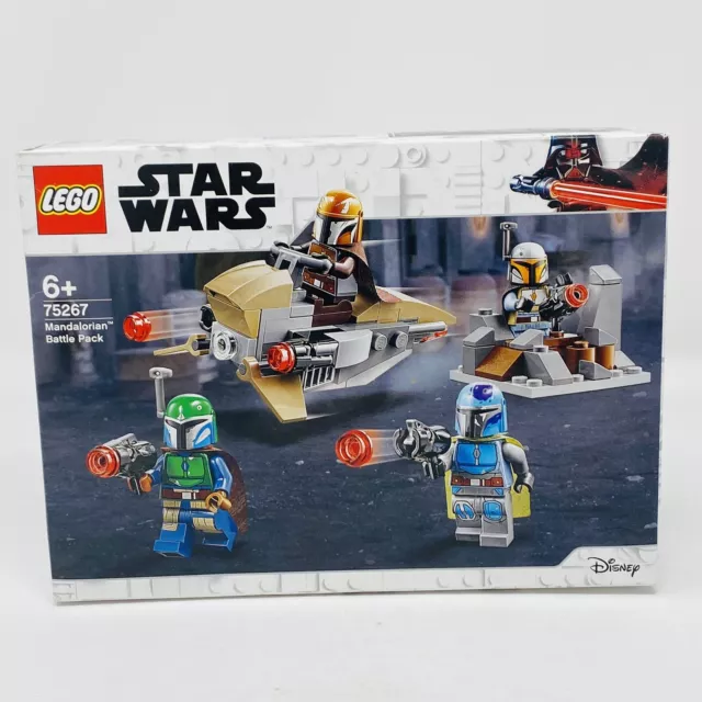 LEGO Star Wars Mandalorian Battle Pack 75267 Neu Versiegelt.  Beschädigte Box