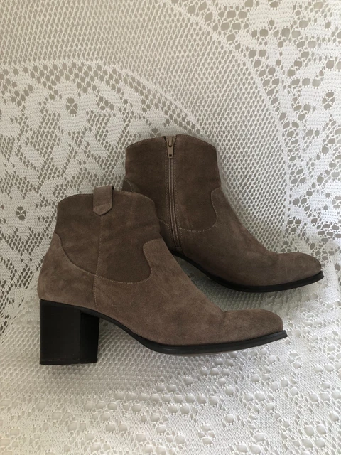 Bottines / Chaussures Janie Philip daim marron pointure 40