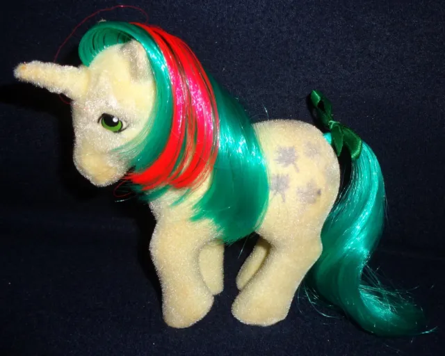 Rose: My Little Pony Vintage So Soft SS Flocked Unicorn Gusty #5 EXCELLENT G1