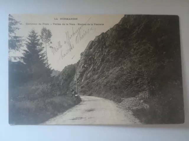 CPA - 61 - Environs de Flers - Vallée de la Vère - Rocher de la Verrerie