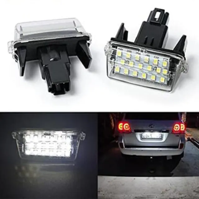 2x For Toyota Camry 2012 2013 2014 2015 2016 2017 LED License Number Plate Light
