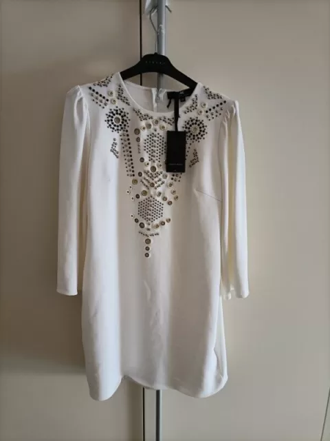 ABITO TAGLIA 42 Elisabetta Franchi gonna bicolore in raso e camicia nera EUR 190 00 PicClick IT