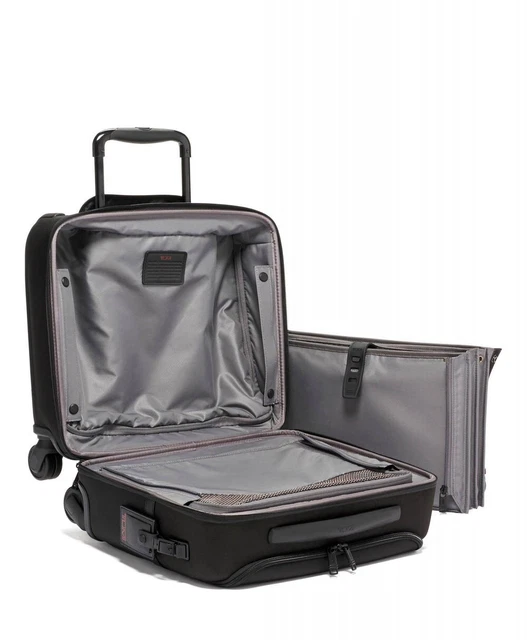 TUMI Alpha 3 Deluxe 4 Wheeled Wheel laptop Briefcase Carry On Travel Weekender 2