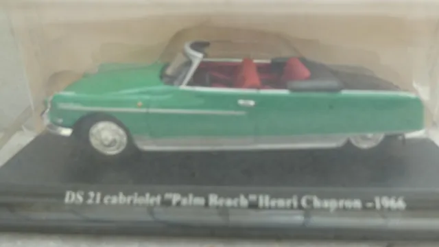 Uh Pour Presse Citroen Ds 21 Cabriolet Palm Beach Chapron 1966 Neuf + Blister