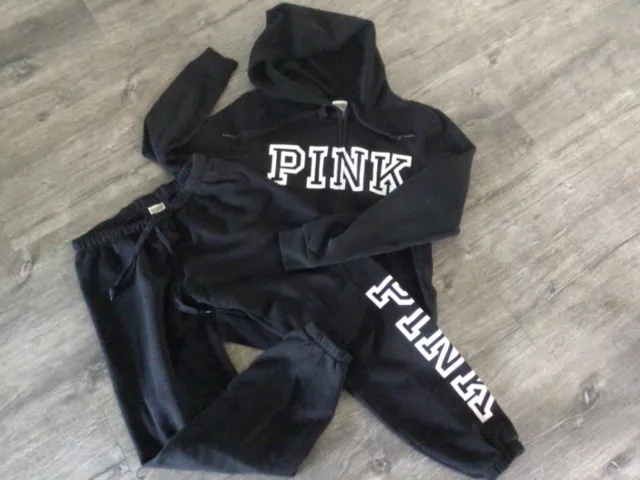 VICTORIAS SECRET PINK Set Perfect Pullover Hoodie & Classic Pant S/P Small  Cocoa $77.98 - PicClick