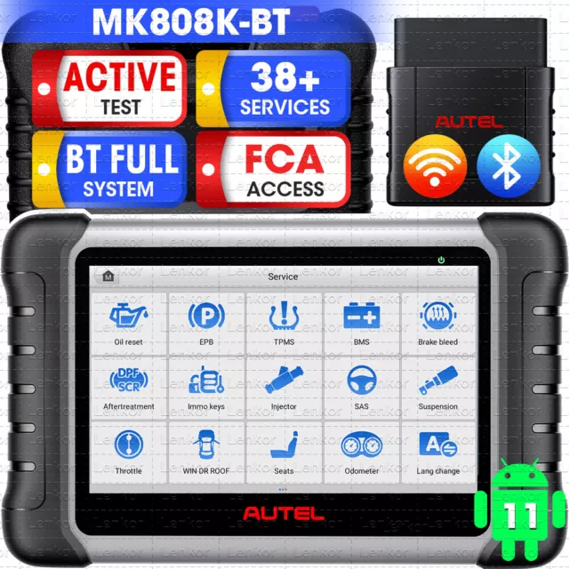 AUTEL MaxiCOM MK808K-BT PRO MK808BT PRO Italiano Strumento Diagnostica Auto TPMS