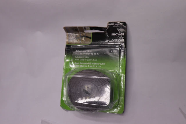 Prime Line Shower Door Bottom Seal Gray Vinyl 36" M6040