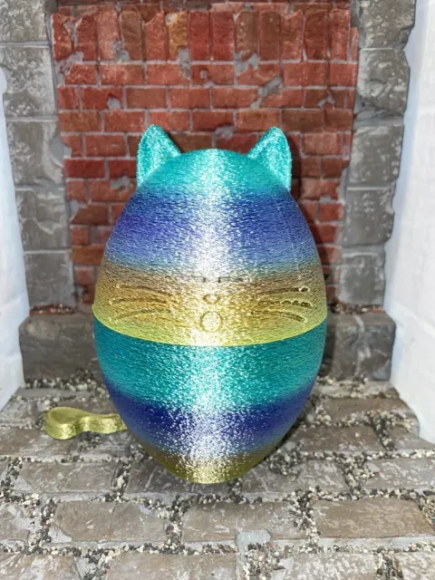 3d Printed Cat Surprise Mystery Egg W/ Caticornapus Inside Color Will Vary