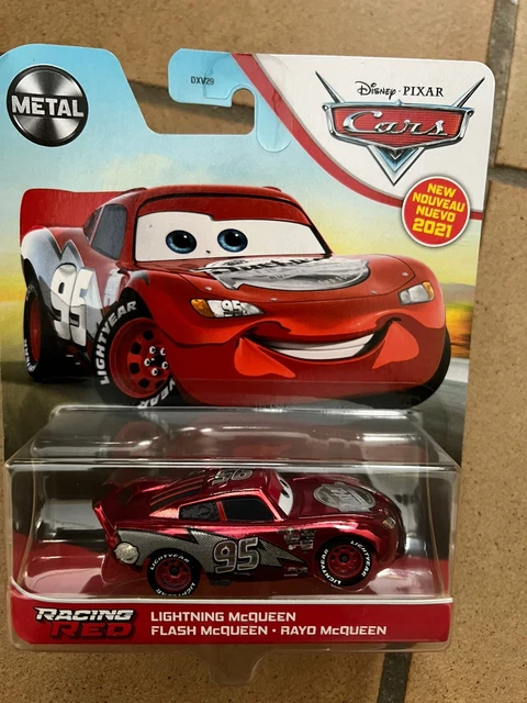 DISNEY PIXAR CARS RACING Cromato FULMINE ROSSO McQUEEN Raro Post ...