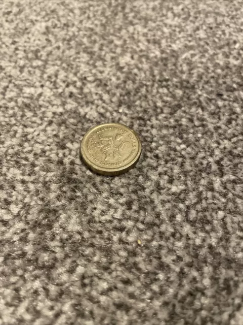 2000 Isle of Man £1 One Pound Coin - Millennium Bells Triskeles with Three Bells