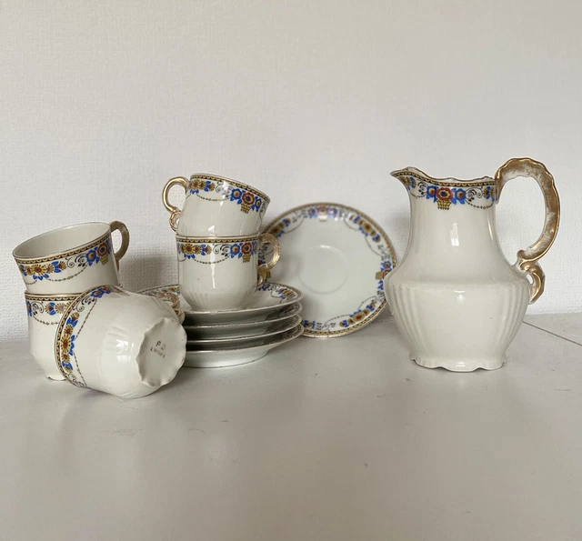 Service De Table Ancien En Porcelaine Gien De Chambord – Vaisselle Vintage