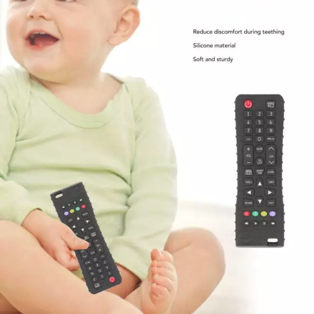 Baby Remote Teether Toy with Multiple Buttons Educational Sensory Toy