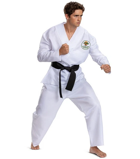 Costume Cobra Kai Karate Gi Con Fascia - Per Cosplay, Halloween E Feste A Tema - Foto 6
