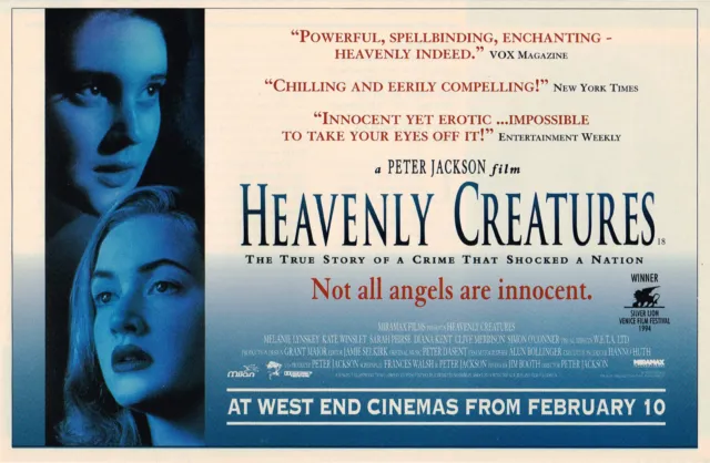 Heavenly Creatures 1994 Movie Original Film Magazine Ad Advert