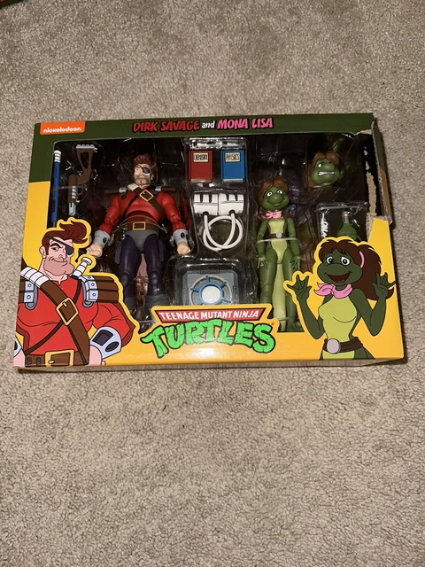 NECA Teenage Mutant Ninja Turtles DIRK SAVAGE & MONA LISA Target HAULATHON READ