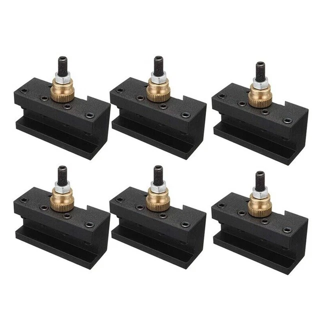 6pcs Small Quick Change Post Facing Milling Turning-Tool Holder Set Equipment